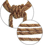 2Pcs Curtain Tiebacks Tassel Tie-Backs, Elegant Curtain Tie Backs Holdbacks for Decor-Light Coffee