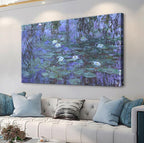 OKEXCKK The Great Wave off Kanagawa by Katsushika Hoki Wall Art Decor, Classic Painting Abstract Seascape Canvas Print Pictures, Modern Japanese Artwork for Bedroom Living Room Decoration - 24"x36"
