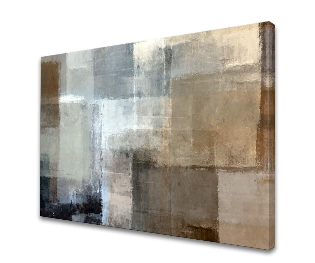 Baisuart S02250 Canvas Prints Wall Art Beach Sunset Ocean Waves Nature Pictures Stretched Canvas Wooden Framed for living Room Bedroom and Office