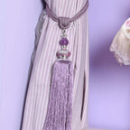 Curtain tie Backs,Curtain holdbacks, Tieback Tassel Curtains 2Pcs Black Curtain Hanging Ball Curtains Tassels Curtain Tiebacks Bandages Brushes Curtain Accessories/7 (Color : 7)