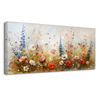SERIMINO Large Wall Art for Living Room Canvas Prints, Farmhouse Nature Floral Botanical Wall Decor, Colorful Flower Market Modern Home Decor Oil Paintings Bathroom Decor Aesthetic 20"X40"