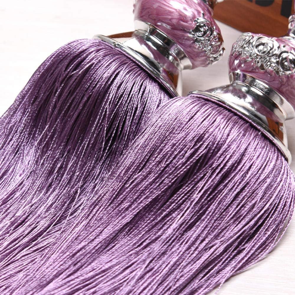 Curtain tie Backs,Curtain holdbacks, Tieback Tassel Curtains 2Pcs Black Curtain Hanging Ball Curtains Tassels Curtain Tiebacks Bandages Brushes Curtain Accessories/7 (Color : 7)