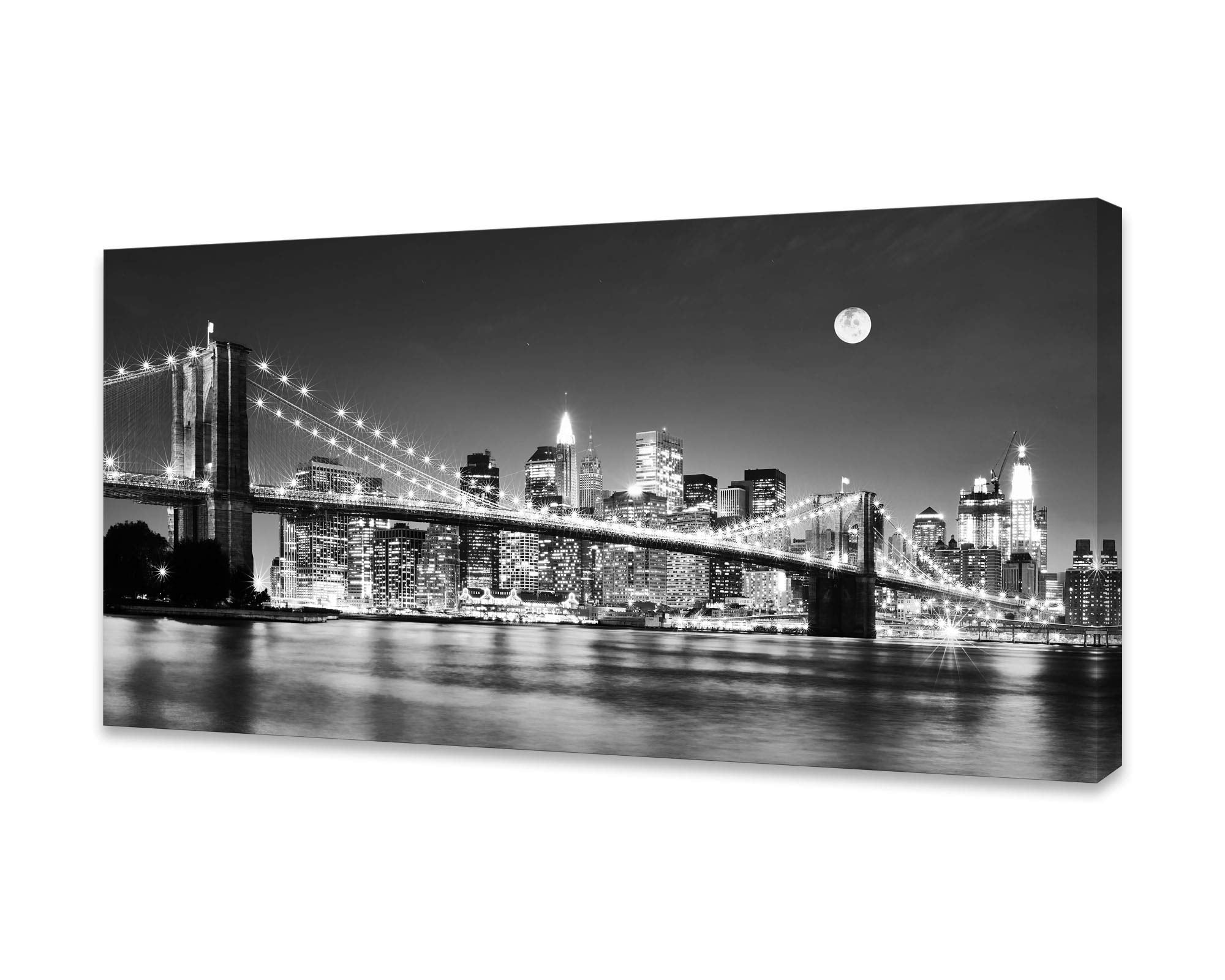 Baisuart S02250 Canvas Prints Wall Art Beach Sunset Ocean Waves Nature Pictures Stretched Canvas Wooden Framed for living Room Bedroom and Office
