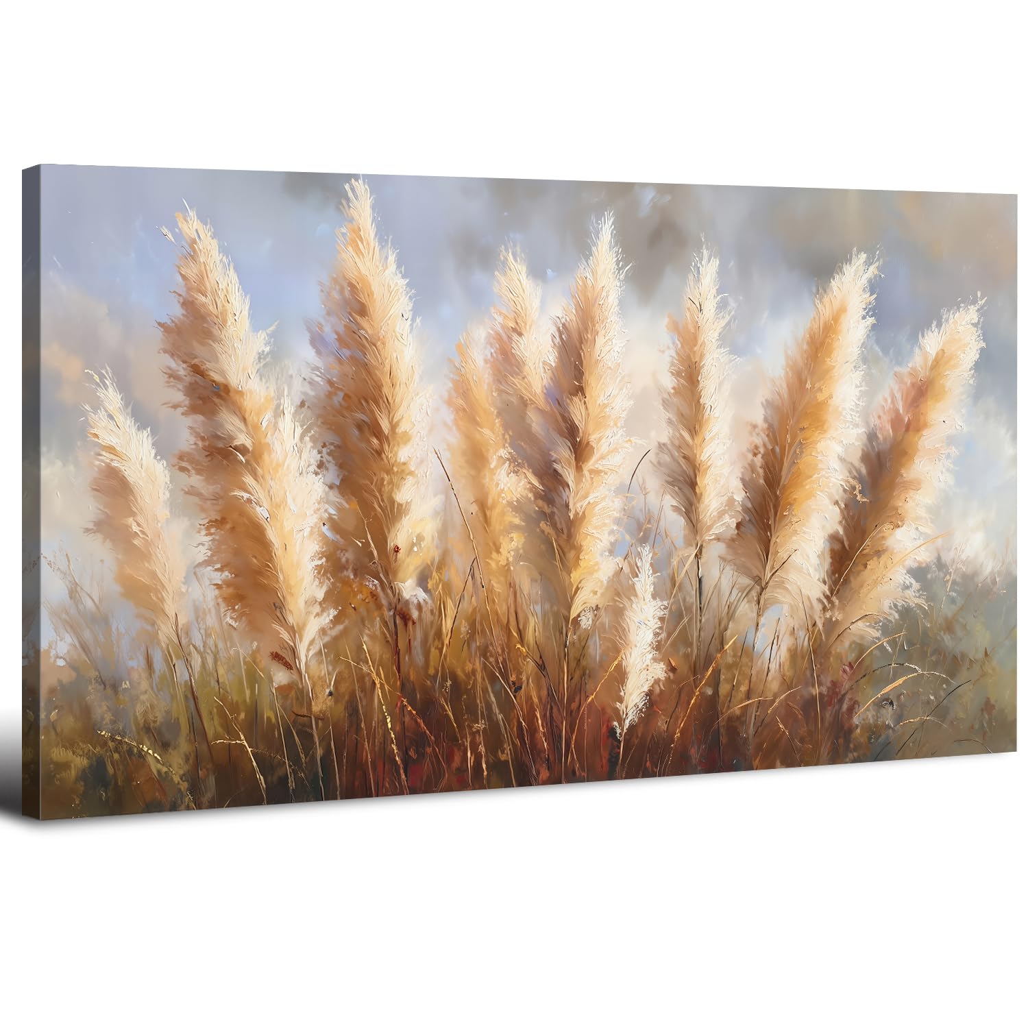 Sunset Mountain Wall Art for Living Room Nature Grand Teton Landscape Canvas Wall Decor National Park Wall Art Oxbow Bend Snake River Scenery Wyoming Painting Artwork Office Home Decoration 20x40"
