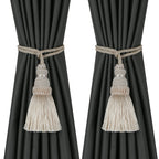 6 Pack Curtain Tie Backs Rope Tassels for Curtains Drape tiebacks Handmade Outdoor Home and Outdoor Decorative (Mix Blue, 6p)