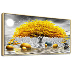 MHARTK66 Wall Decor for Living Room Large Canvas Wall Art for Bedroom Modern Office Pictures Blue Sun Beach Grass Ocean Landscape Paintings Canvas Art Prints Home Decorations