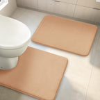YIHOUSE Bathroom Rug Set 5 Piece, Memory Foam Bath Mat Set, Super Absorbent Bath Mats for Floor - Non-Slip & Washable Bathroom Rugs - Dry Quickly Bath Rugs, Dark Blue