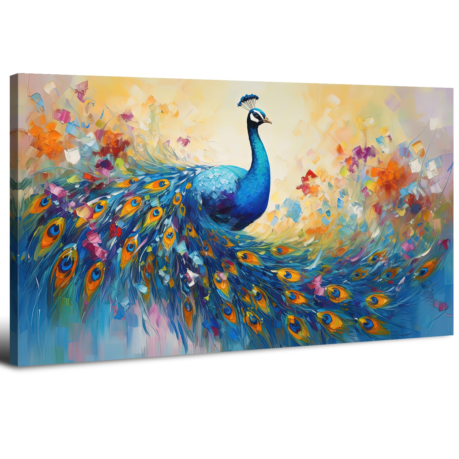 Sunset Mountain Wall Art for Living Room Nature Grand Teton Landscape Canvas Wall Decor National Park Wall Art Oxbow Bend Snake River Scenery Wyoming Painting Artwork Office Home Decoration 20x40"