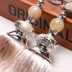 Curtain tie Backs,Curtain holdbacks, Tieback Tassel Curtains 2Pcs Black Curtain Hanging Ball Curtains Tassels Curtain Tiebacks Bandages Brushes Curtain Accessories/7 (Color : 7)