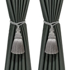 6 Pack Curtain Tie Backs Rope Tassels for Curtains Drape tiebacks Handmade Outdoor Home and Outdoor Decorative (Mix Blue, 6p)