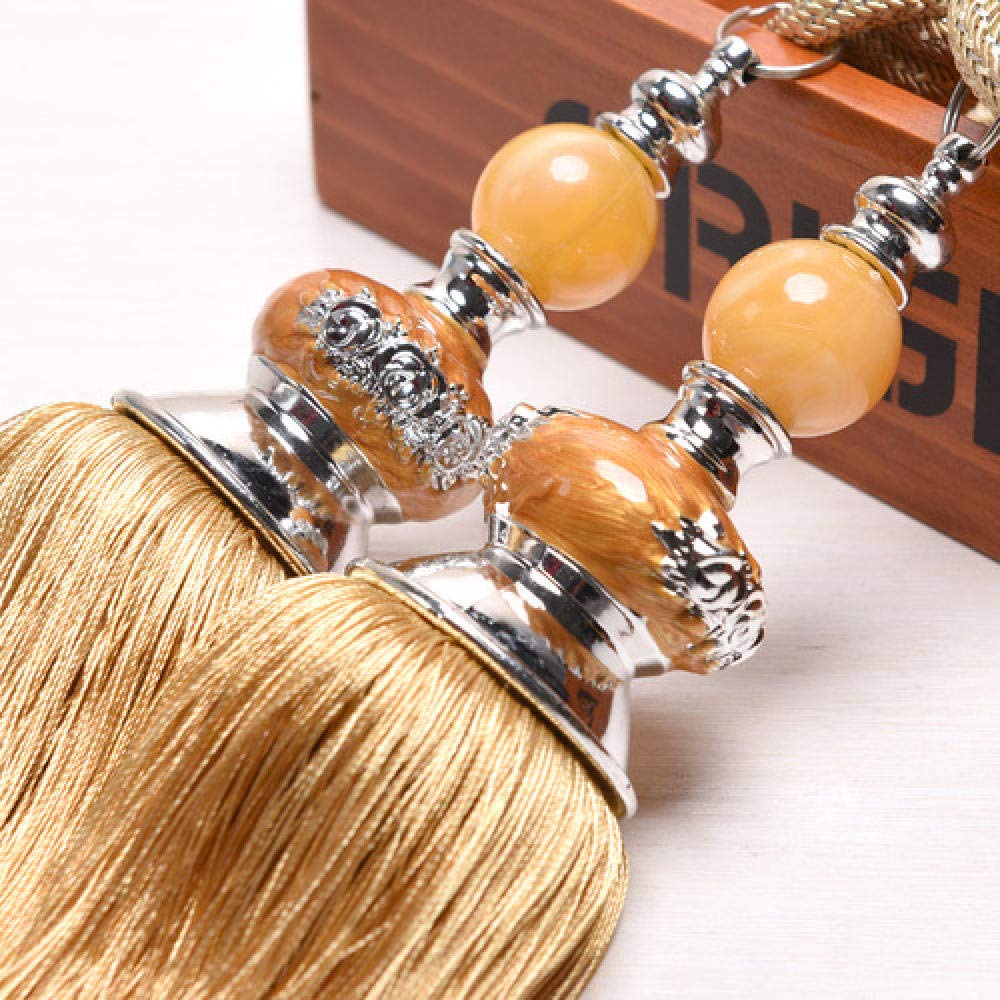 Curtain tie Backs,Curtain holdbacks, Tieback Tassel Curtains 2Pcs Black Curtain Hanging Ball Curtains Tassels Curtain Tiebacks Bandages Brushes Curtain Accessories/7 (Color : 7)
