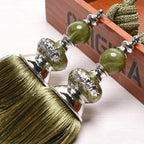 Curtain tie Backs,Curtain holdbacks, Tieback Tassel Curtains 2Pcs Black Curtain Hanging Ball Curtains Tassels Curtain Tiebacks Bandages Brushes Curtain Accessories/7 (Color : 7)