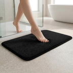 5-Piece Bathroom Rug Set - Memory Foam Bath Mats, Non-Slip, Ultra-Soft, Water Absorbent, Machine Washable Bathroom Rugs - Beige