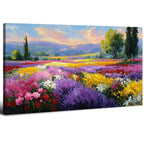 Sunset Mountain Wall Art for Living Room Nature Grand Teton Landscape Canvas Wall Decor National Park Wall Art Oxbow Bend Snake River Scenery Wyoming Painting Artwork Office Home Decoration 20x40"