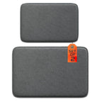 5-Piece Bathroom Rug Set - Memory Foam Bath Mats, Non-Slip, Ultra-Soft, Water Absorbent, Machine Washable Bathroom Rugs - Beige