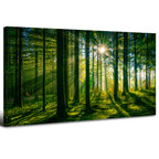 Sunset Mountain Wall Art for Living Room Nature Grand Teton Landscape Canvas Wall Decor National Park Wall Art Oxbow Bend Snake River Scenery Wyoming Painting Artwork Office Home Decoration 20x40"