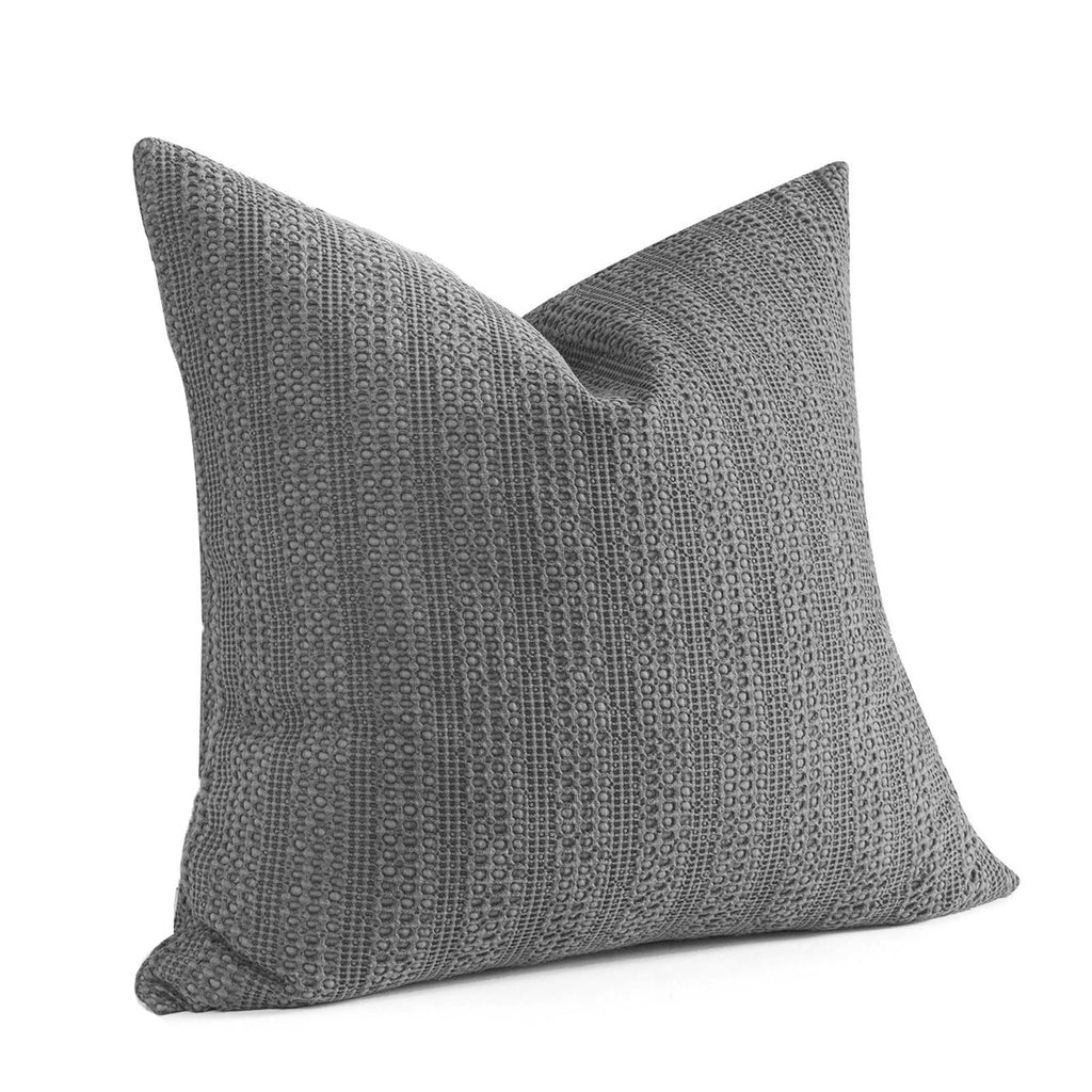 26x26 Pillow Covers Set of 2 Khaki Euro Shams Boho Decorative Throw Pillow Covers Cotton Large Square Pillowcase for Couch Bed