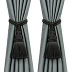 6 Pack Curtain Tie Backs Rope Tassels for Curtains Drape tiebacks Handmade Outdoor Home and Outdoor Decorative (Mix Blue, 6p)
