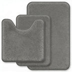 RUN HELIX Bathroom Rugs Sets 3 Piece, Soft Absorbent Memory Foam Bath Mats Set, Dry Fast Bath Mat, Machine Washable Bath Rug Set for Bathroom （Forest Green）
