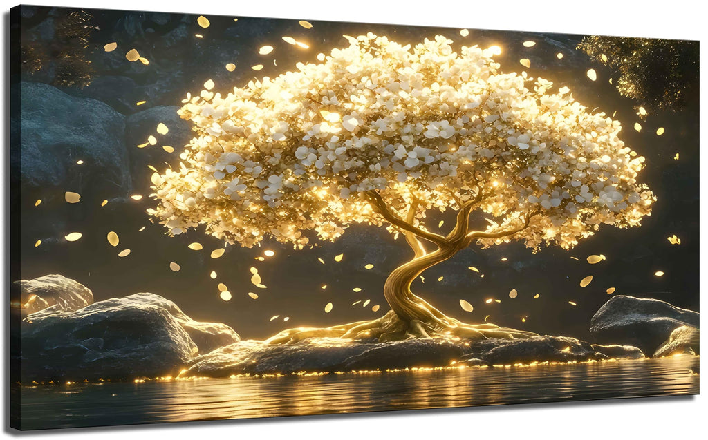 Large Living Eucalyptus Leaf Canvas Wall Art Teal White Botanical Abstract Decor painting Pictures Modern Nordic Plant Flowers Posters Prints for Bathroom Bedroom Office Hallway Home Decoration