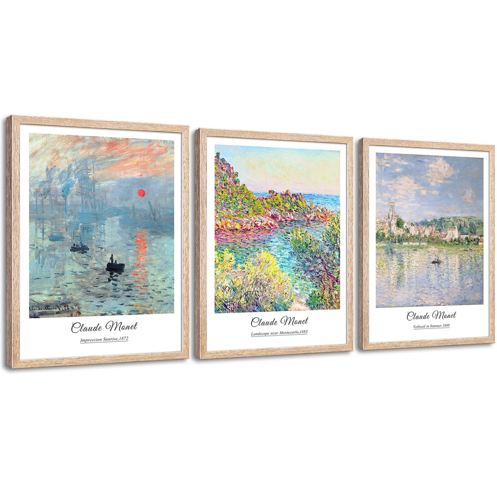 OKEXCKK The Great Wave off Kanagawa by Katsushika Hoki Wall Art Decor, Classic Painting Abstract Seascape Canvas Print Pictures, Modern Japanese Artwork for Bedroom Living Room Decoration - 24"x36"