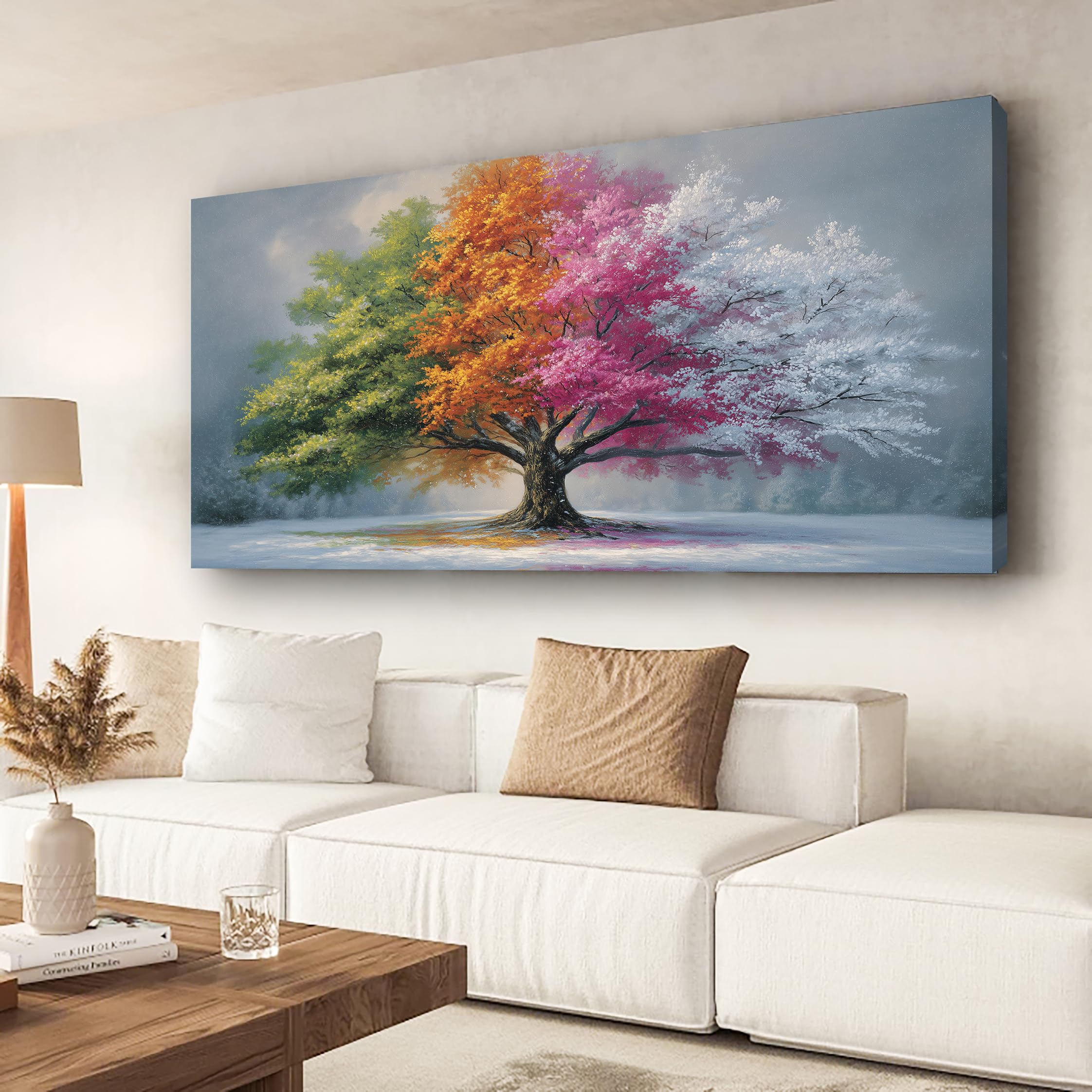 Earthy Texture Picture Print Canvas Wall Art Living Room Dining Room Office Study Bedroom Wall Decor Earthy Texture Landscape Abstract Wall Art Prints Modern Golden Brown Landscape Artwork - 20x40 in