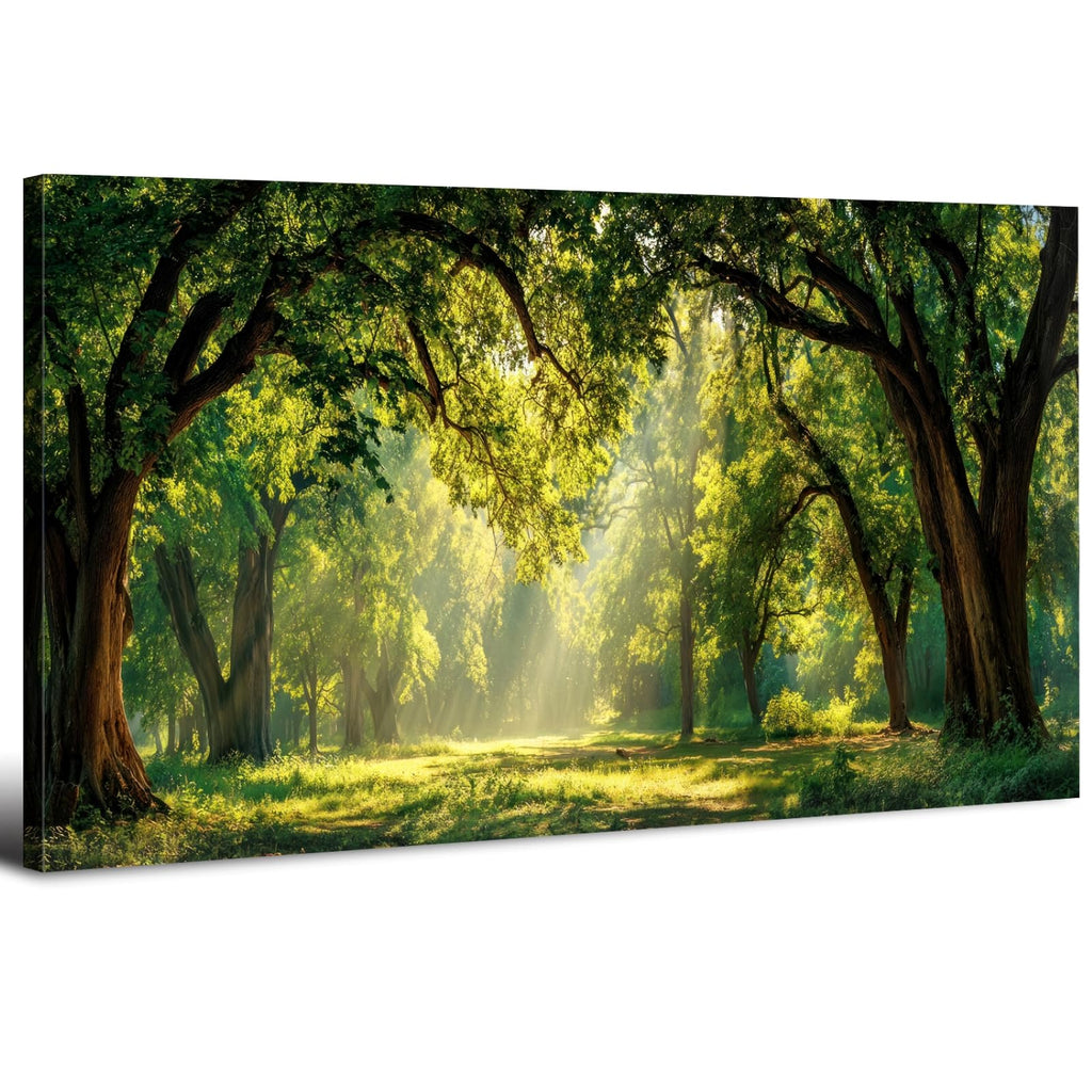 Sunset Mountain Wall Art for Living Room Nature Grand Teton Landscape Canvas Wall Decor National Park Wall Art Oxbow Bend Snake River Scenery Wyoming Painting Artwork Office Home Decoration 20x40"
