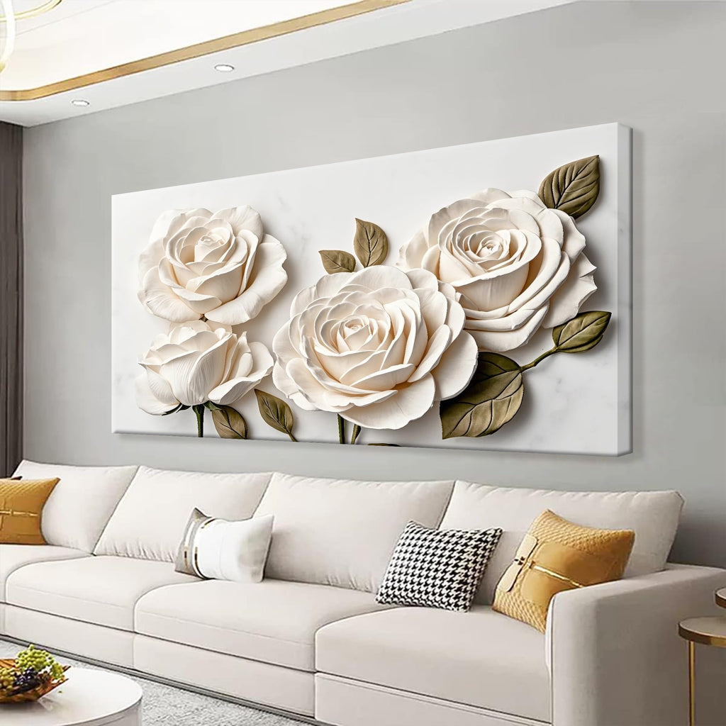 Suconvng Colorful Canvas Art Wall Decor Painting Picture Modern Boho Abstract Wall Art Prints Landscape Picture For Bedroom Bathroom Office Black Home Aesthetic Wall Decor 20" × 40" Ready To Hang