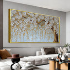 Suconvng Colorful Canvas Art Wall Decor Painting Picture Modern Boho Abstract Wall Art Prints Landscape Picture For Bedroom Bathroom Office Black Home Aesthetic Wall Decor 20" × 40" Ready To Hang
