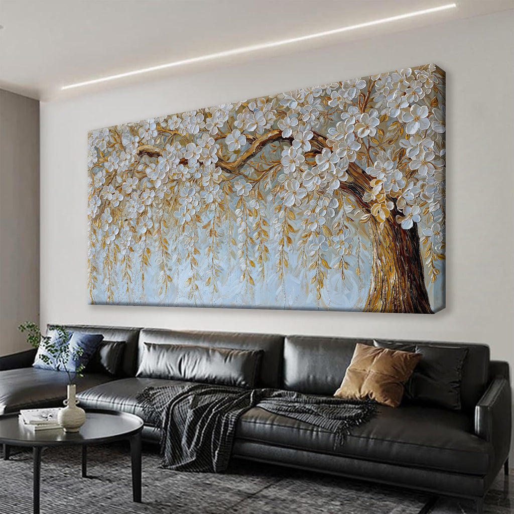 Suconvng Colorful Canvas Art Wall Decor Painting Picture Modern Boho Abstract Wall Art Prints Landscape Picture For Bedroom Bathroom Office Black Home Aesthetic Wall Decor 20" × 40" Ready To Hang