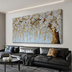 Suconvng Colorful Canvas Art Wall Decor Painting Picture Modern Boho Abstract Wall Art Prints Landscape Picture For Bedroom Bathroom Office Black Home Aesthetic Wall Decor 20" × 40" Ready To Hang