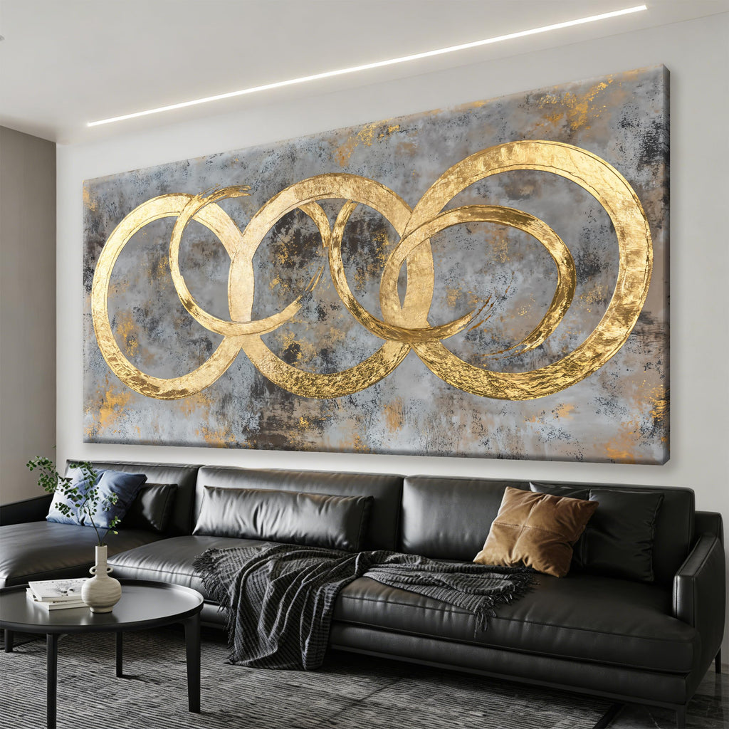 I@U Abstract Wall Art Prints Modern Wall Decor Canvas Print Circle Vortex Red Blue Wall Art For Bedroom Office Bathroom Ready To Hang Canvas Picture Abstract Home Wall Decor 20x40 Inch