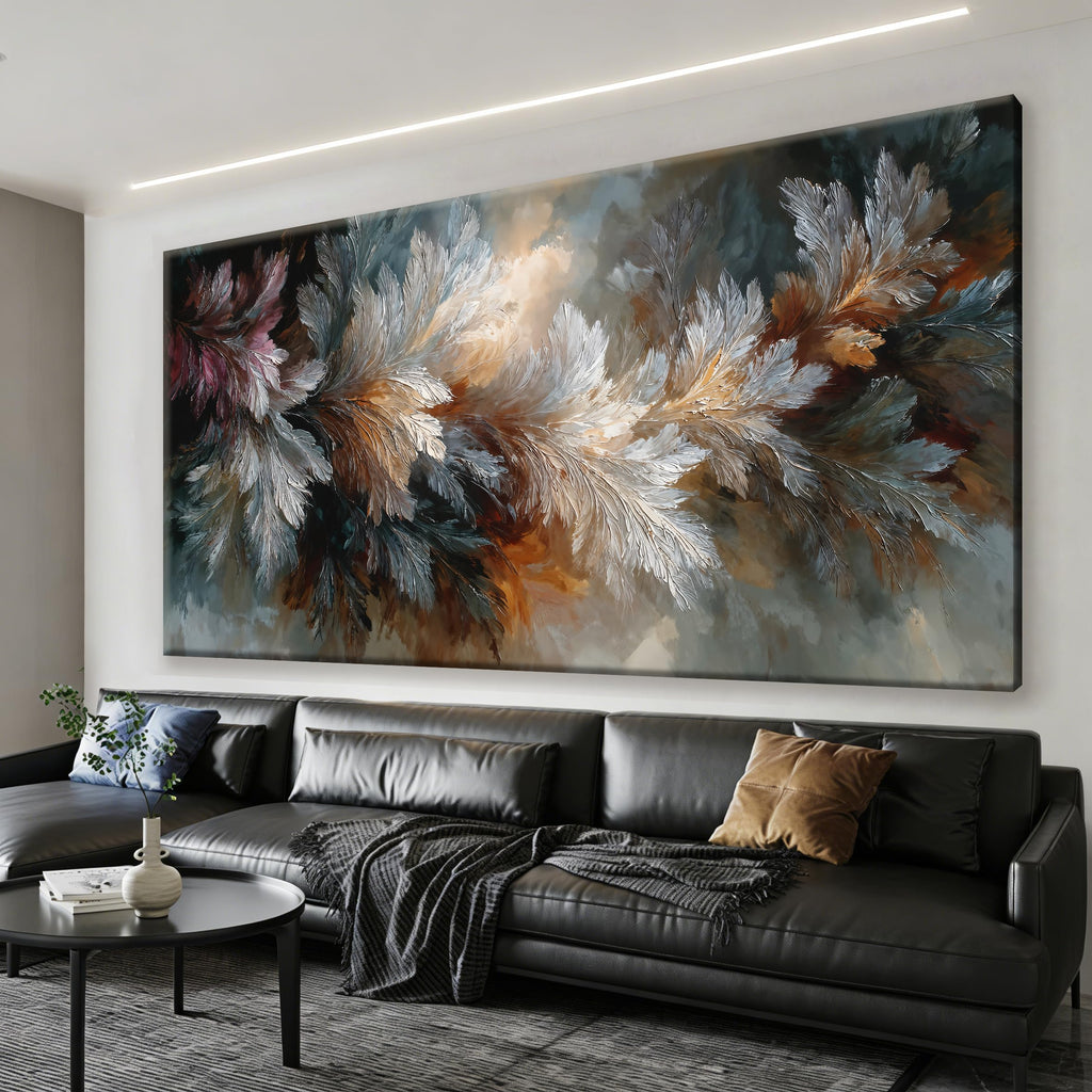 I@U Abstract Wall Art Prints Modern Wall Decor Canvas Print Circle Vortex Red Blue Wall Art For Bedroom Office Bathroom Ready To Hang Canvas Picture Abstract Home Wall Decor 20x40 Inch