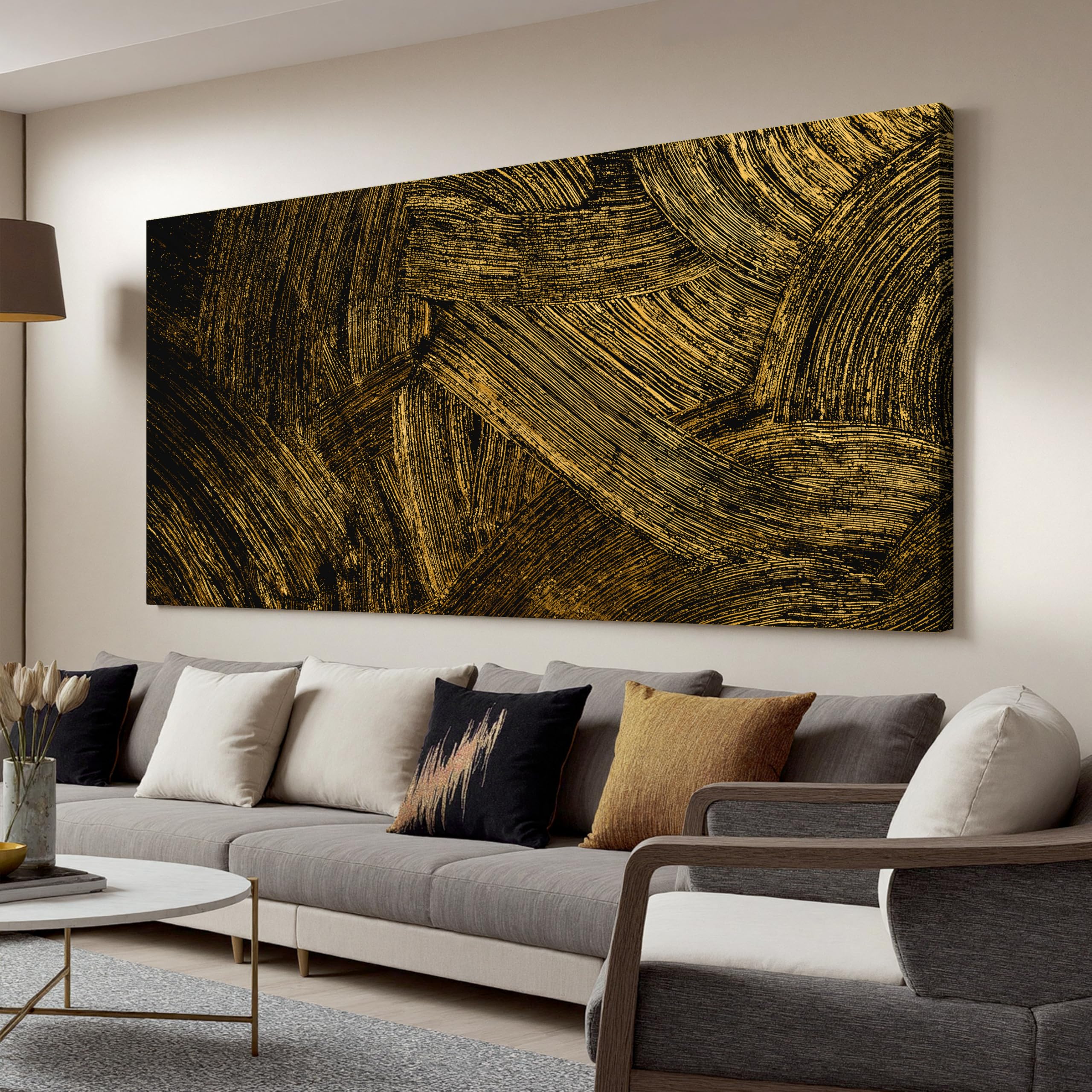 I@U Abstract Wall Art Prints Artwork For Walls Colorful Music Notes Canvas Prints Modern Wall Art For Bathroom Dining Room Bedroom Apartment Office Decorations 20x40 Inch